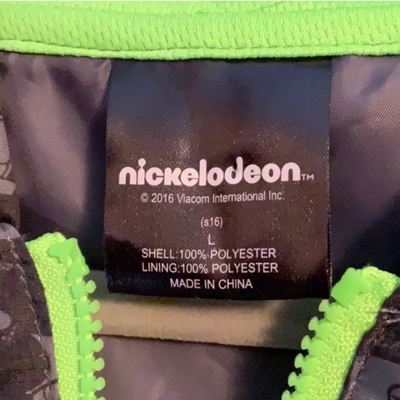 TMNT Teenage Mutant Ninja Turtles Zip Up Hoodie Jacket - Picture 5 of 7